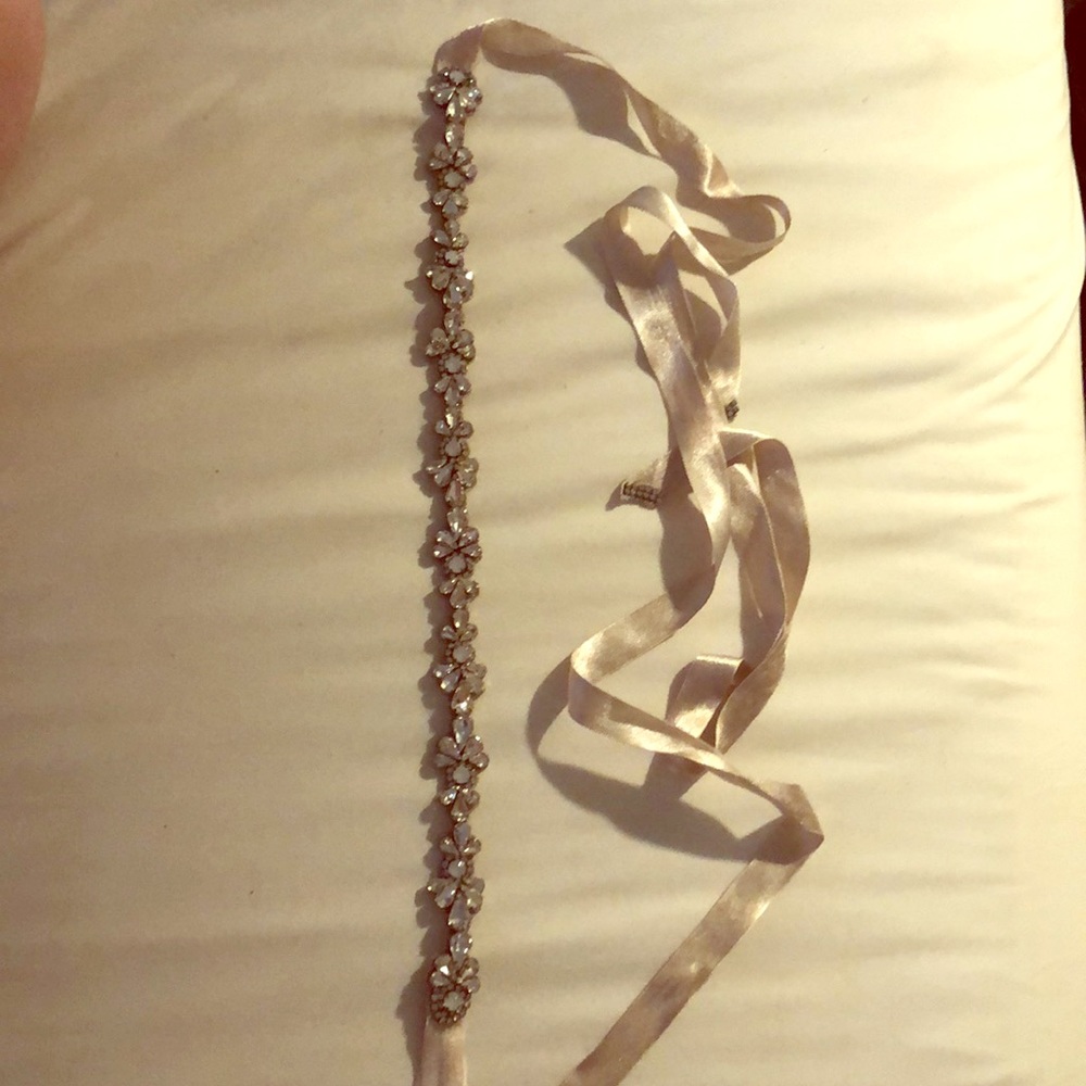 BHLDN Crystal Sash Belt